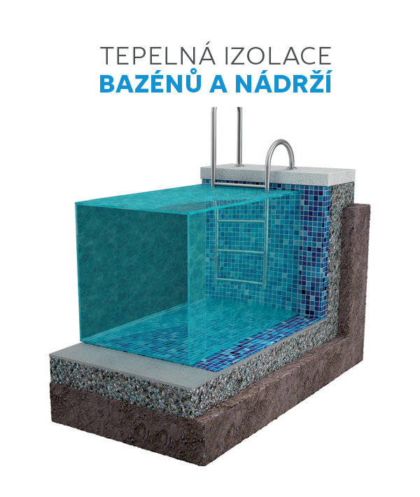 Tepelná izolace bazénů a nádrží